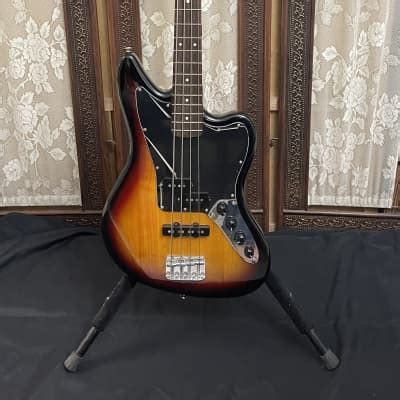 Squier Vintage Modified Jaguar Bass 2012 - Sunburst | Reverb