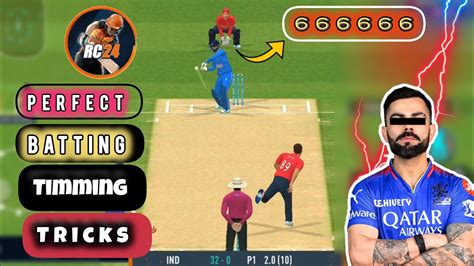 Real Cricket Batting Tips Real Cricket Perfect Batting Timing