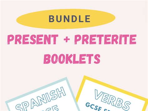 Verb Tenses Bundle Present Preterite GCSE Verbs Teaching Resources