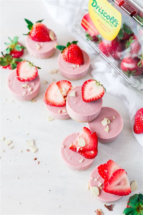 No Bake Mini Vegan Strawberry Cheesecakes Recipe The Feedfeed