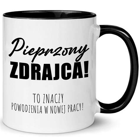 Kubek ceramiczny DLA KOLEŻANKI NA PREZENT DO PRACY POŻEGNANIE 330 ml