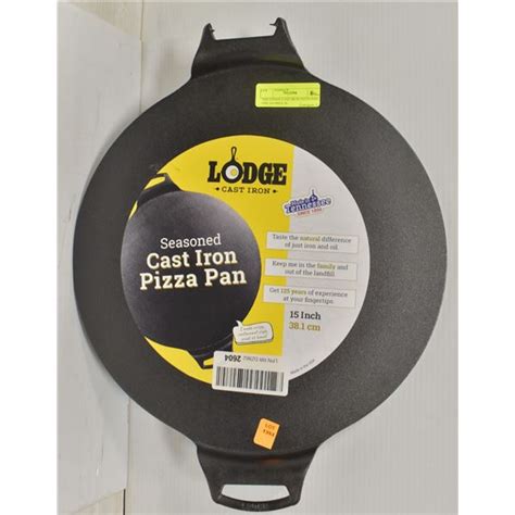 The Lodge Cast Iron Pizza Pan One Handle Is