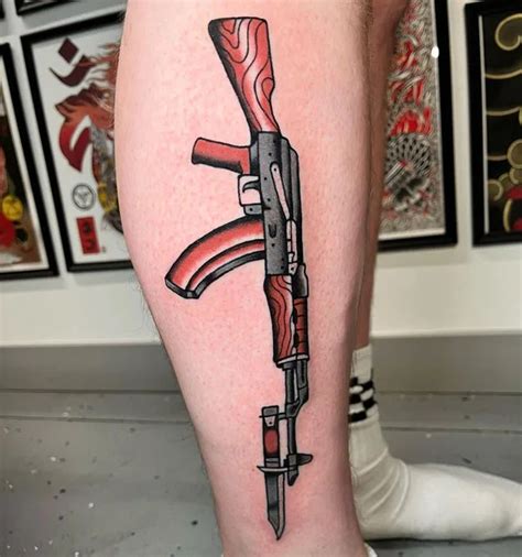 42 Amazing AK 47 Tattoo Ideas To Look Rebellious