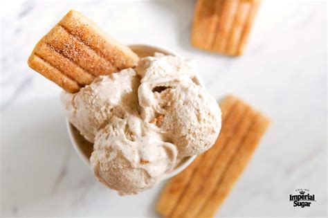 Churro Ice Cream Imperial Sugar Recipe Churro Ice Cream Pumpkin