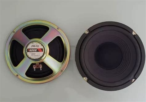 Alto Falante Novik 8 Polegadas 8 Ohms 30w Rms O Par 02 Unid Frete grátis