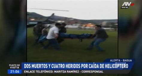 Caída De Helicóptero Deja Dos Fallecidos Y Dos Heridos En Amazonas