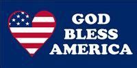 God Bless America Bumper Sticker | Civil War Stuff