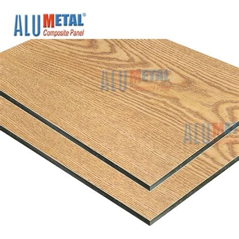 Alumetal Alucobond Wood Color 6mm 4mm Acp Acm Plate Decorative