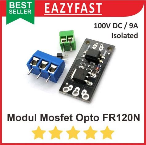 Jual Modul Mosfet FR120N 100V Opto Switch Trigger Driver PWM Relay