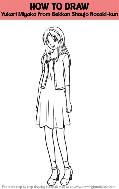 How To Draw Yukari Miyako From Gekkan Shoujo Nozaki Kun Gekkan Shoujo