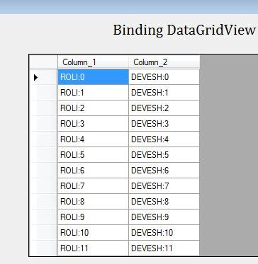 Ways To Bind DataGridView In C Windows Forms