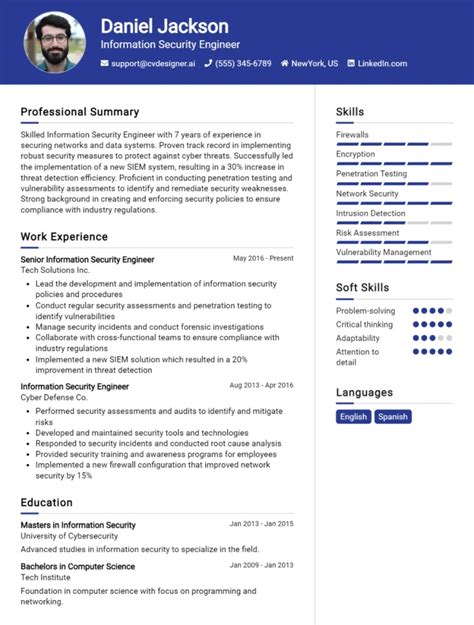 14 Security Guard CV Examples And Free Templates For 2024 CVDesigner Ai