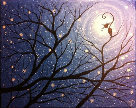 Whimsical Cat Painting at PaintingValley.com | Explore collection of ...