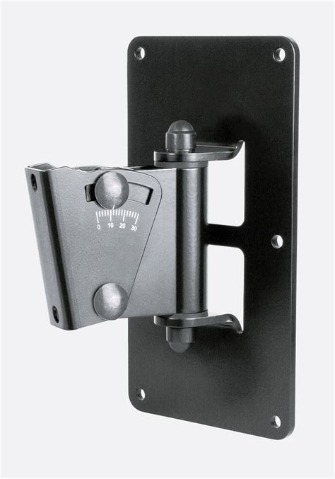 Kandm 24471 Loudspeaker Mount Wall Up To 15kg 0 30 Degree Tilt Swivel