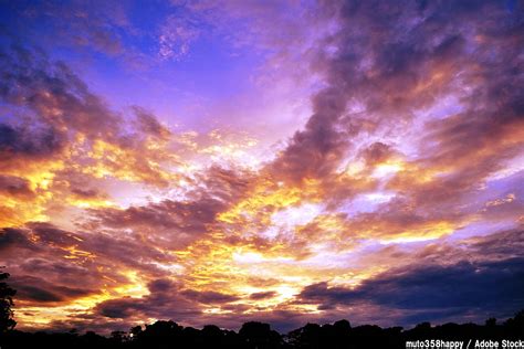 空の色が紫やピンクに？奇妙な現象の原因は何か