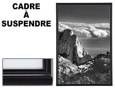 PANODIA CADRE 40X60 RESINE GALLERY NOIR Monmatosphoto