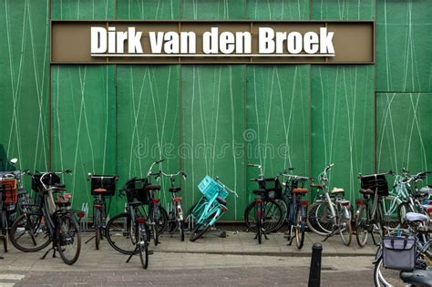 Dirk Van Den Broek Supermarket Shop Logo, Editorial Photography - Image ...