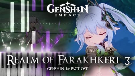 Realm Of Farakhkert Genshin Impact Ost Piano Cover Sheet Music