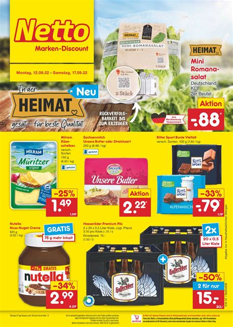 Netto Marken Discount Prospekt 12 09 17 09 2022 Yulak