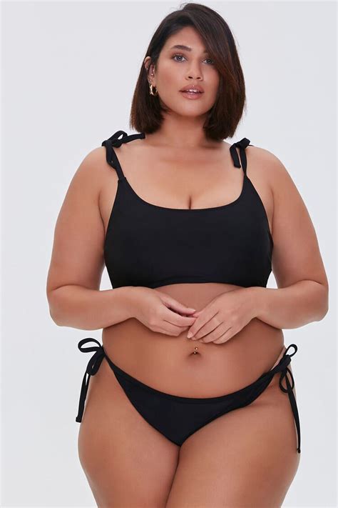 Plus Size String Bikini Bottoms