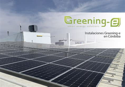 Greening e ejecuta una instalación fotovoltaica para Belloterra