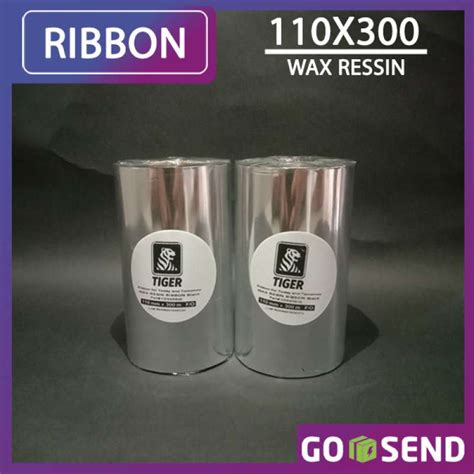 Jual Ribbon Tiger Wax Resin Ukuran X Meter Tahan Gesek Di