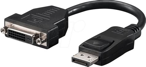 Goobay Displayport Adapter Dp Stecker Auf Dvi D Buchse Bei