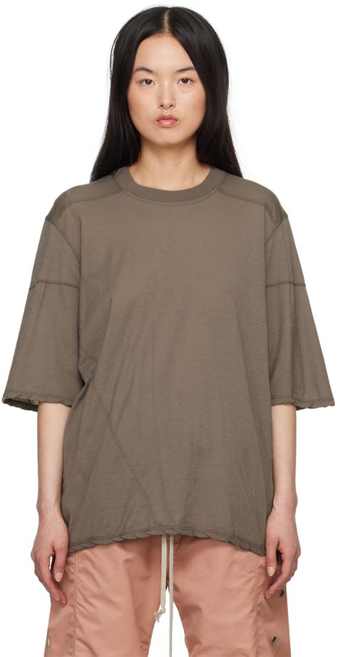 Gray Walrus T Shirt By Rick Owens Drkshdw On Sale