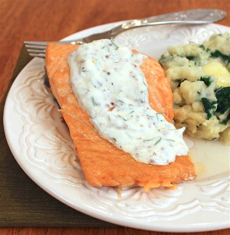 Poached Salmon with Dill Sauce - From Calculu∫ to Cupcake∫