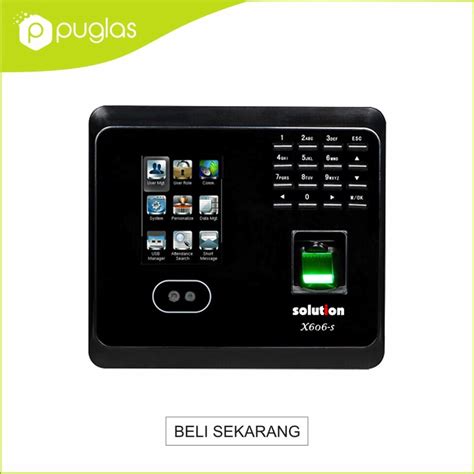 Jual Mesin Absensi Sidik Jari Wajah Solution X606 S Fingerprint