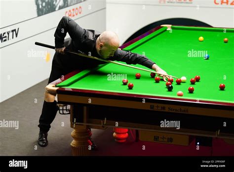 Luca Brecel In Action Against Ronnie Osullivan Not Pictured On Day