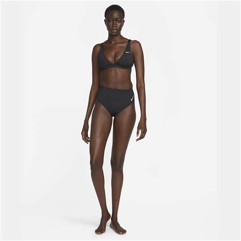Nike Bralette Bikini Γυναικείο Μαγιό Πάνω Μέρος Μαύρο NESSC