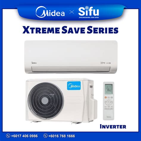 Midea Wall Mounted Air Conditioner R Xtreme Save Inverter Msxs