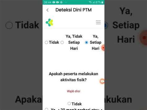 Tutorial Penggunaan Aplikasi Asik Untuk Deteksi Dini Ptm Youtube