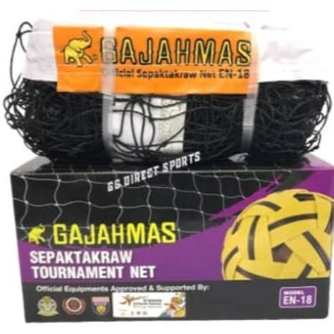 Jaring Sepak Takraw Net Gajah Mas En Emas Lazada