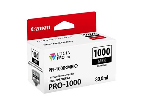 Canon Tinte PFI 1000MBK für Pro 1000 mattschwarz Inhalt 80 ml