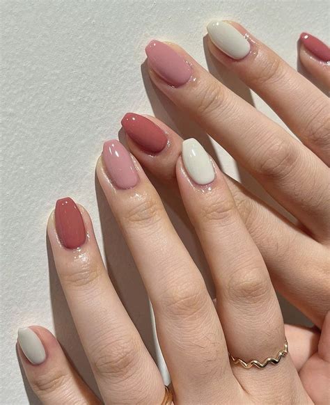 Simple Gel Nails Subtle Nails Pretty Gel Nails Soft Nails Elegant