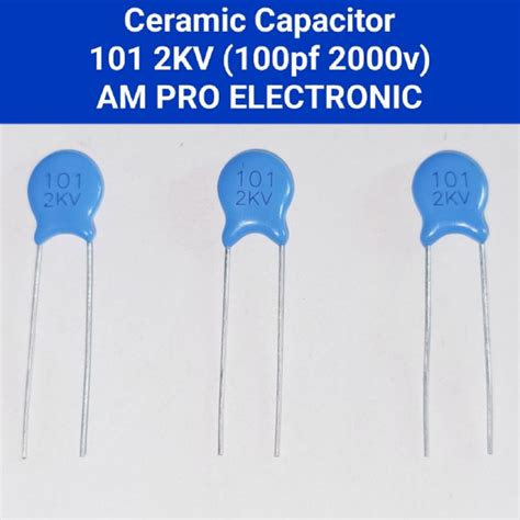 Jual Ceramic 101 2KV 100pf Keramik Kapasitor 2000v 100 Pf Capacitor