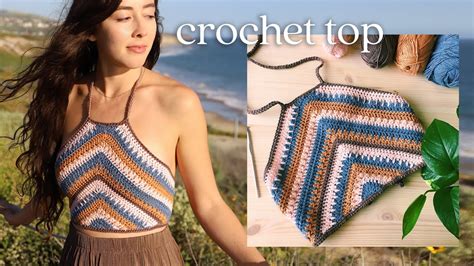 Crochet Summer Top Tutorial Boho Crop Top YouTube