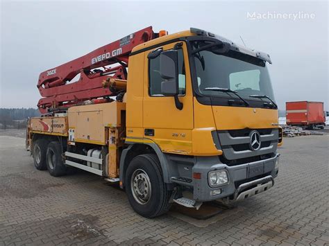 Pompa Do Betonu Everdigm M30 Na Podwoziu Mercedes Benz ACTROS 2636 Na