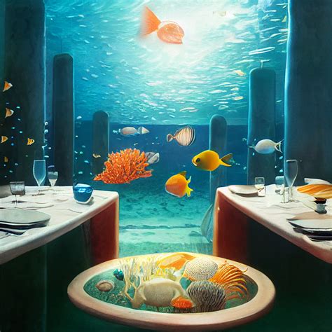 ArtStation - Restaurant underwater | Artworks