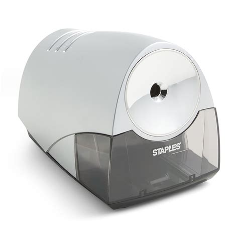 Staples® Electric Pencil Sharpener Graysilver 21835