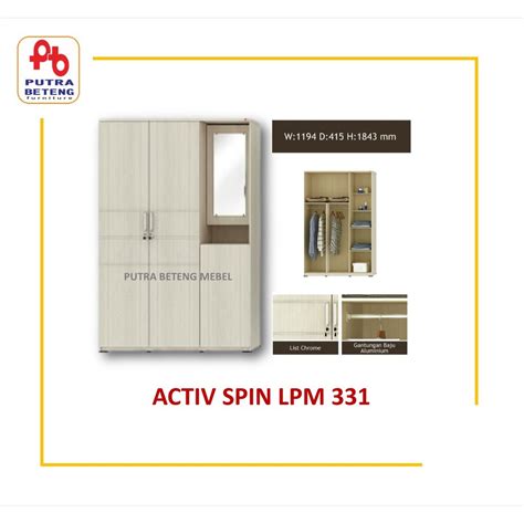 Jual Lemari Pakaian Activ Spin Lpm Jogja Shopee Indonesia