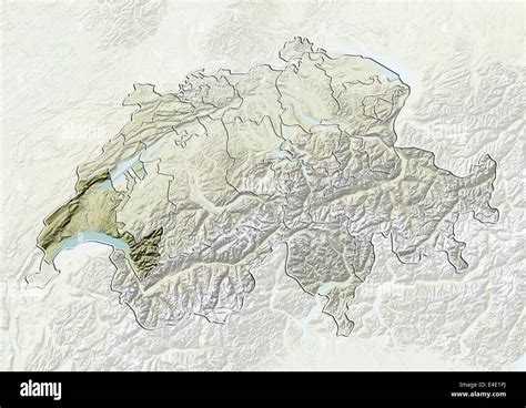 Map vaud switzerland hi-res stock photography and images - Alamy