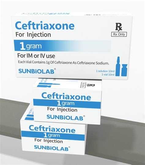 Health Care Ceftriaxione Injection G Powder For Injection Antibiotics