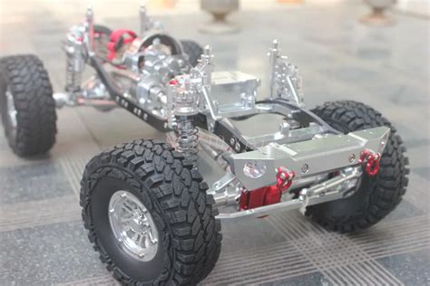 Cnc Scale Rock Crawler Truck Aluminum Axial Scx Chassis Carbon