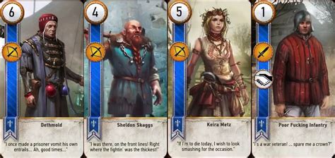 The Witcher 3 Gwent Cards List