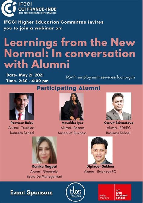 Learnings From The New Normal In Conversation With Alumni Including