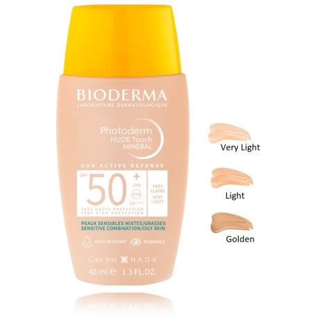 Bioderma Photoderm Nude Touch SPF apsauginis kremas nuo saulės