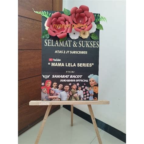 Jual Size Medium Standing Lantai Wedding Engagement Welcome Sign